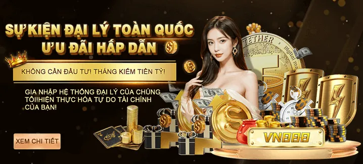 Banner khuyến mãi chào mừng thành viên mới với tiền thưởng lớn